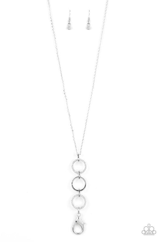 Paparazzi Necklace ~ Diva In Diamonds - White