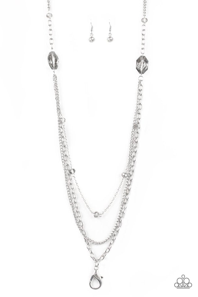 Dare To Dazzle - Silver - Paparazzi Necklace Image