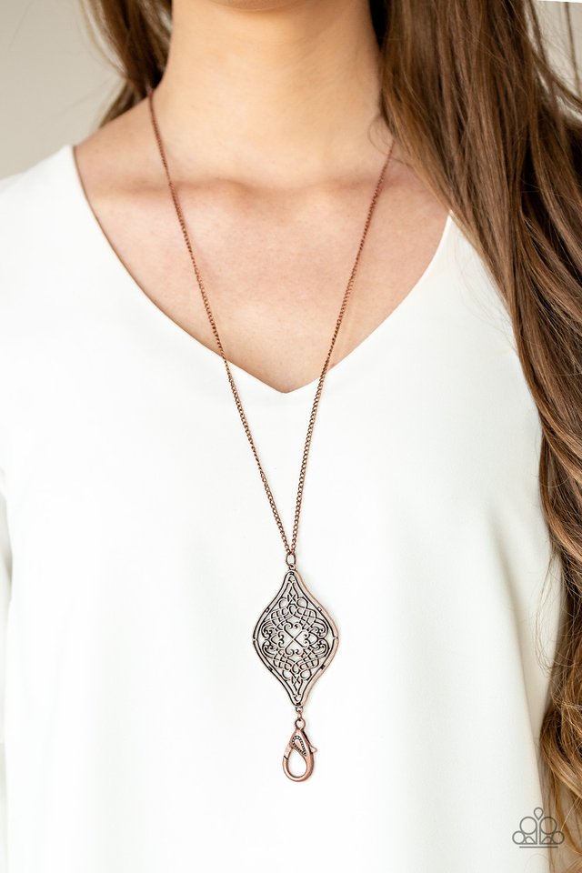 Totally Worth The TASSEL - Copper - Paparazzi Necklace Image