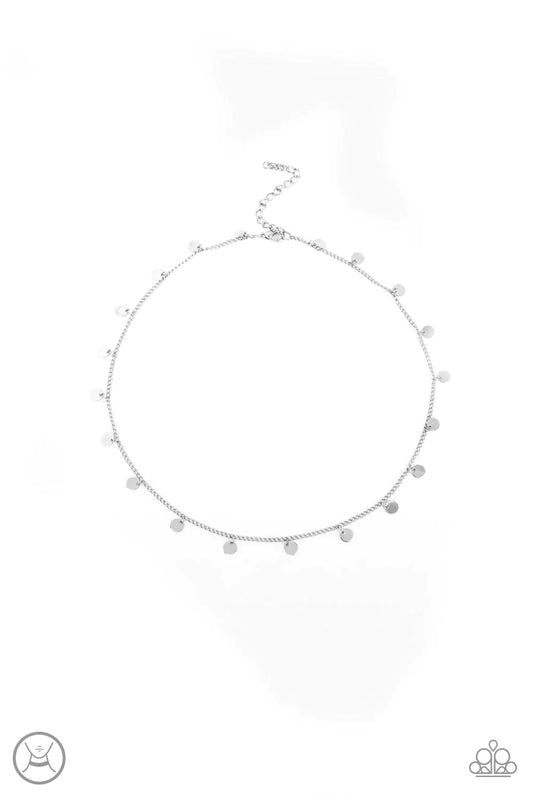 Paparazzi Necklace ~ CHIME A Little Brighter - Silver