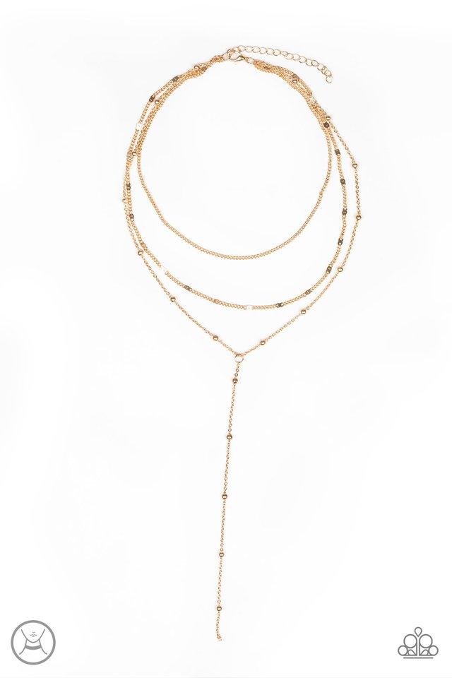 Paparazzi Necklace ~ Think Like A Minimalist - Gold