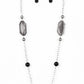 Crystal Charm - Black - Paparazzi Necklace Image