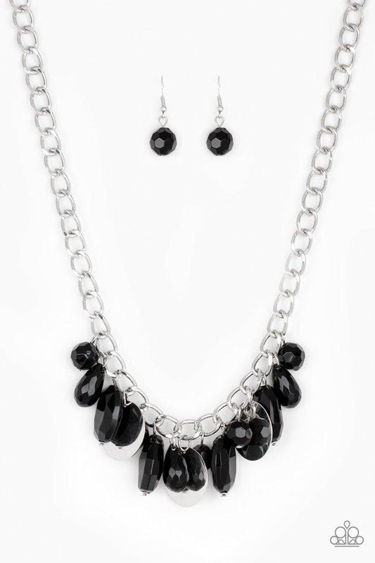 Paparazzi Necklace ~ Treasure Shore - Black
