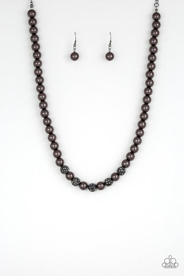 Paparazzi Necklace ~ Posh Boss - Black