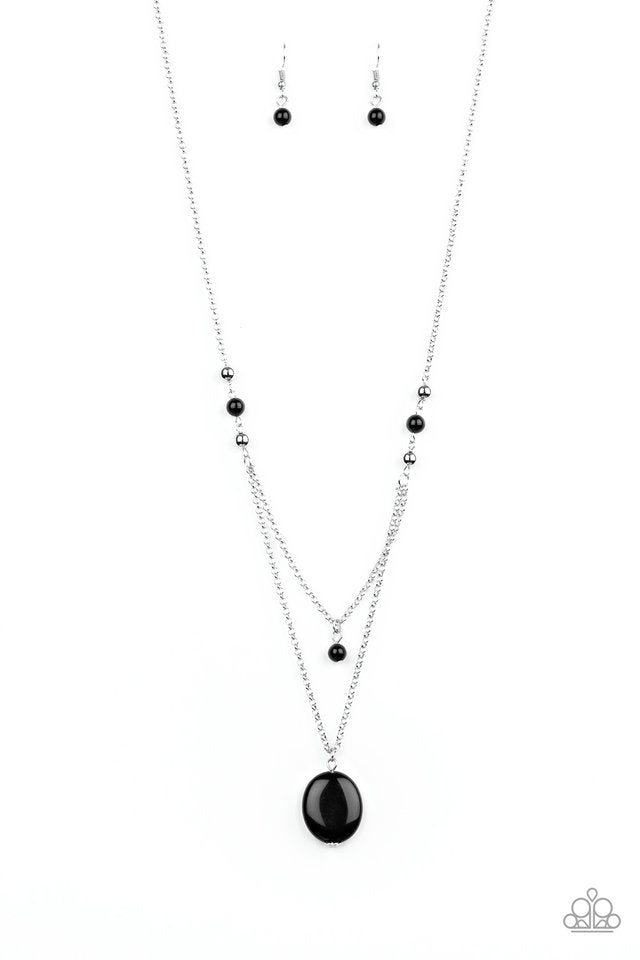 Time To Hit The ROAM - Black - Paparazzi Necklace Image