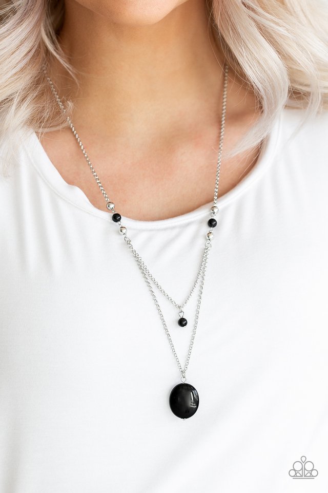 Time To Hit The ROAM - Black - Paparazzi Necklace Image