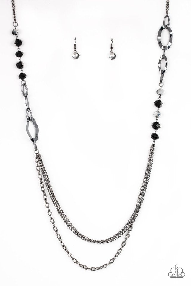Modern Girl Glam - Black - Paparazzi Necklace Image
