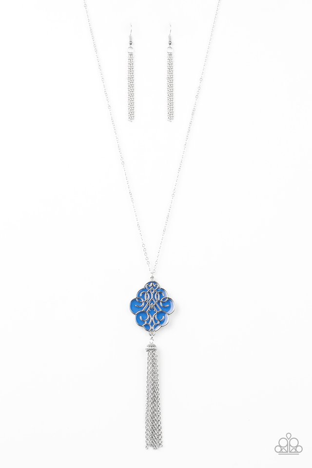 Malibu Mandala - Blue - Paparazzi Necklace Image