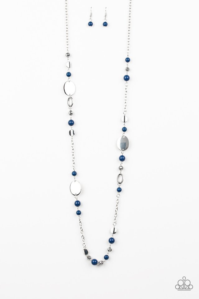 Serenely Springtime - Blue - Paparazzi Necklace Image