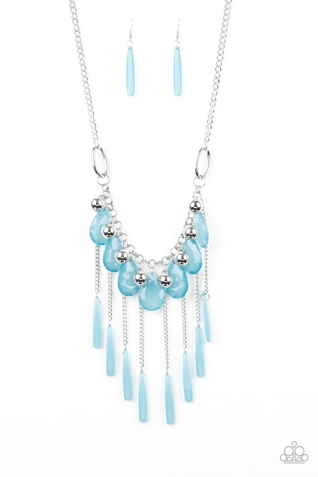 Roaring Riviera - Blue - Paparazzi Necklace Image
