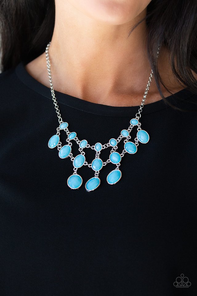 Mermaid Marmalade - Blue - Paparazzi Necklace Image
