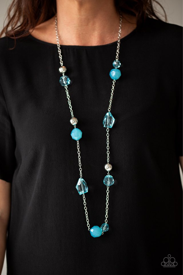 Royal Roller - Blue - Paparazzi Necklace Image