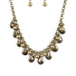 Stage Stunner - Brass - Paparazzi Necklace Image