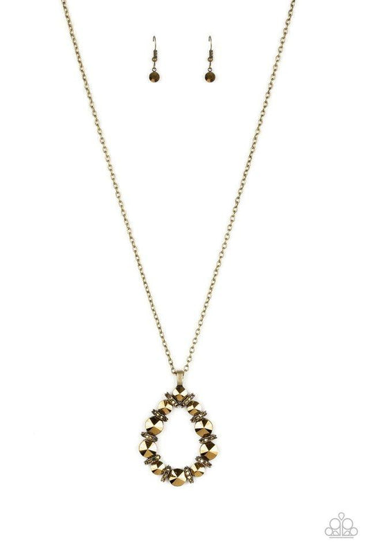 Paparazzi Necklace ~ Making Millions - Brass