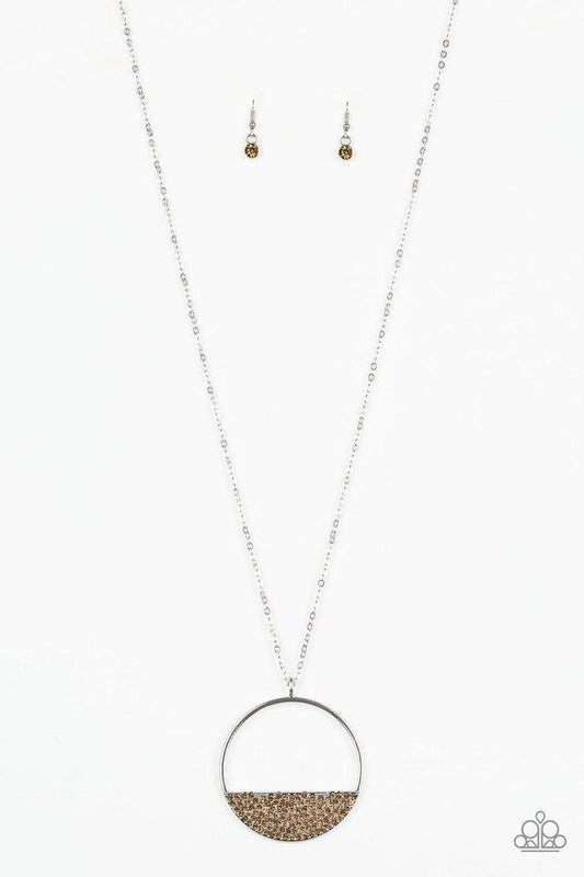 Paparazzi Necklace ~ Bet Your Bottom Dollar - Brown