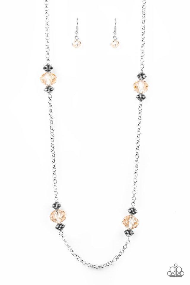 Paparazzi Necklace ~ Season of Sparkle - Brown