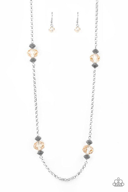 Paparazzi Necklace ~ Season of Sparkle - Brown