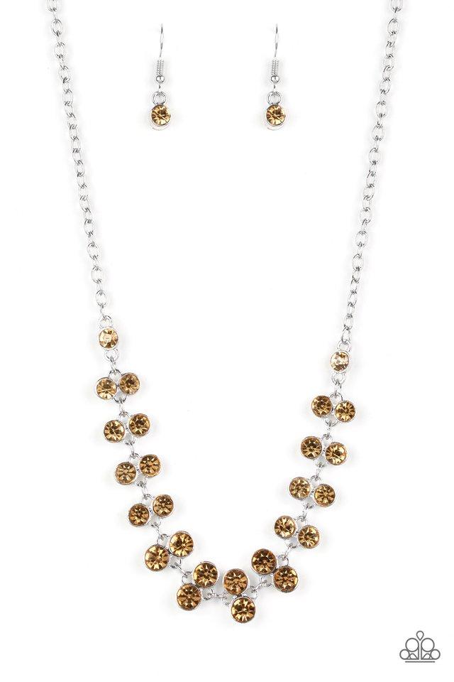 Paparazzi Necklace ~ Super Starstruck - Brown