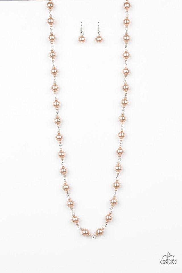 Paparazzi Necklace ~ Behind The Scenes - Brown