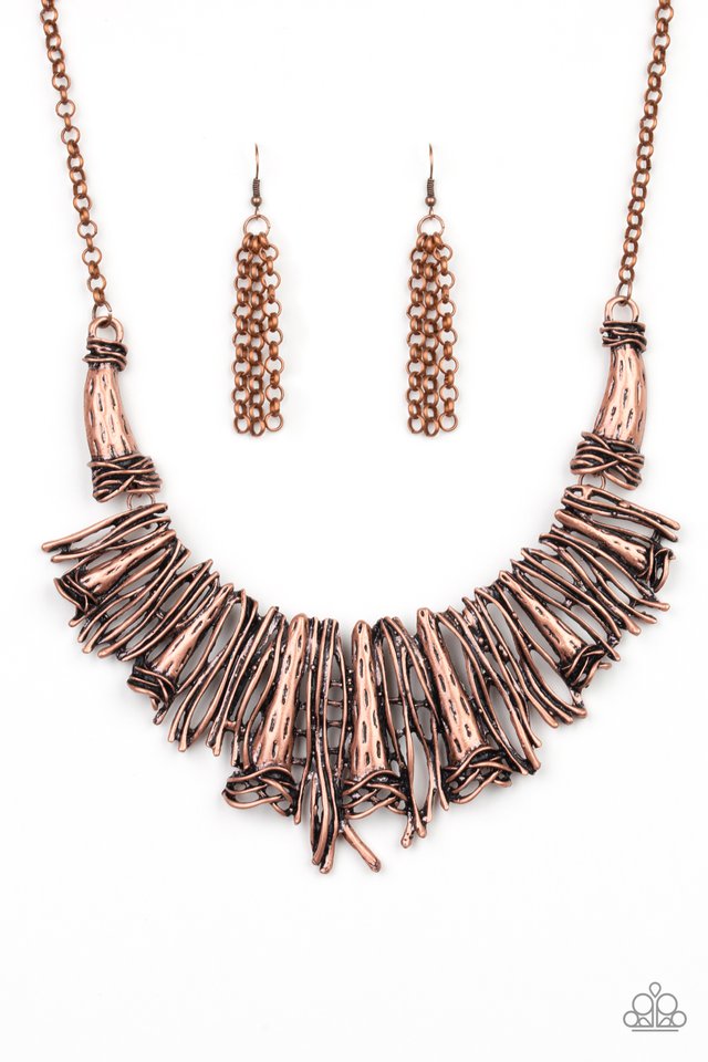 In The MANE-stream - Copper - Paparazzi Necklace Image
