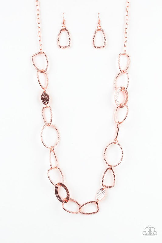 Metro Nouveau - Copper - Paparazzi Necklace Image