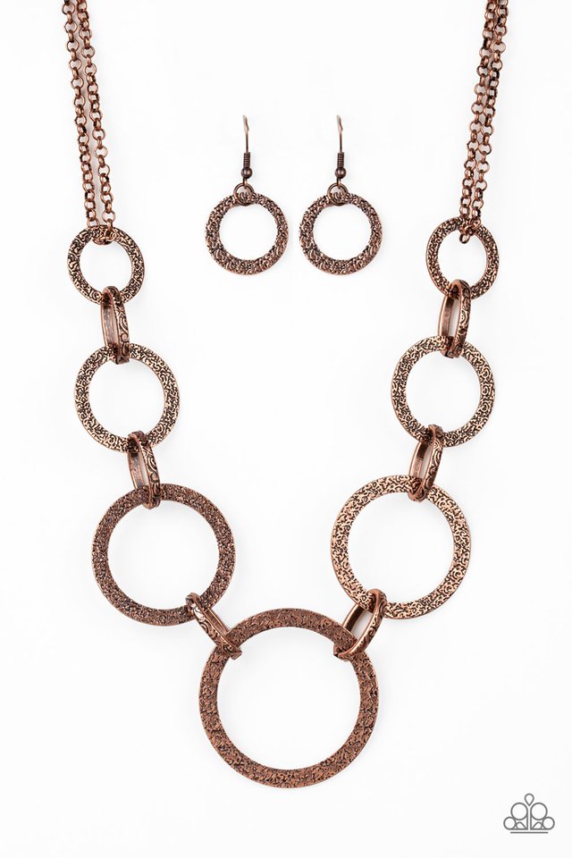 City Circus - Copper - Paparazzi Necklace Image