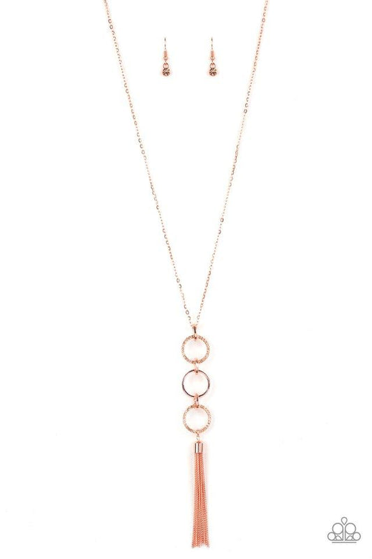 Paparazzi Necklace ~ Diva In Diamonds - Copper