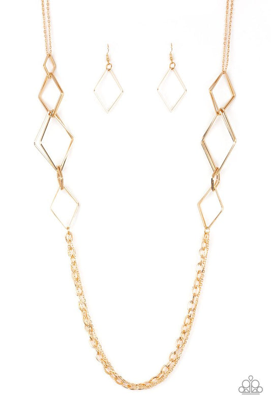 Fashion Fave - Gold - Paparazzi Necklace Image