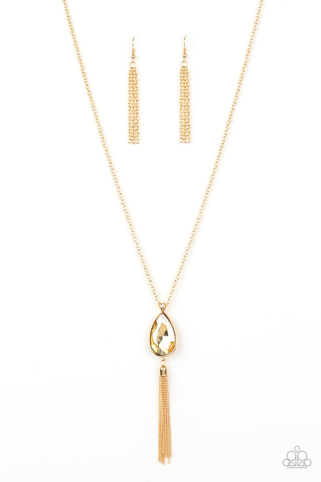 Elite Shine - Gold - Paparazzi Necklace Image