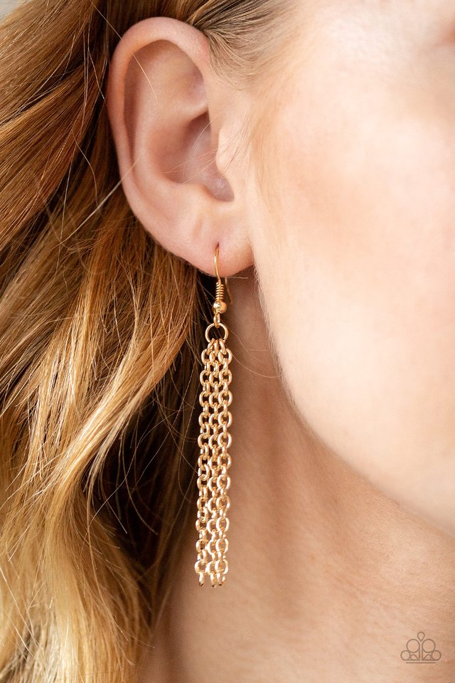 Elite Shine - Gold - Paparazzi Necklace Image