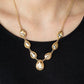 Socialite Social - Gold - Paparazzi Necklace Image