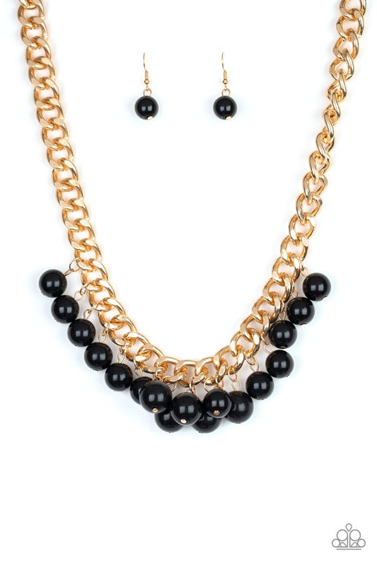 Get Off My Runway - Gold - Paparazzi Necklace Image