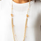 Dare To Dazzle - Gold - Paparazzi Necklace Image