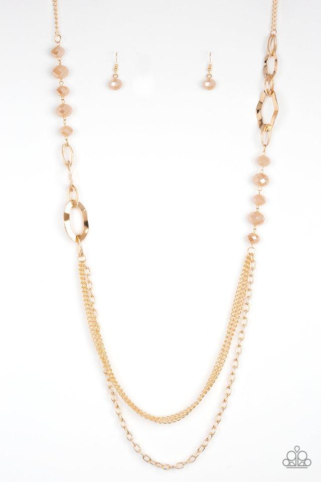 Paparazzi Necklace ~ Modern Girl Glam - Gold