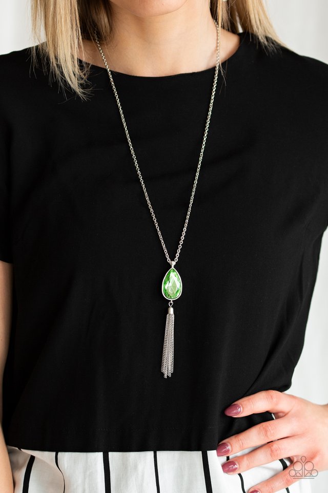 Elite Shine - Green - Paparazzi Necklace Image