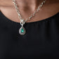 Sheen Queen - Green - Paparazzi Necklace Image