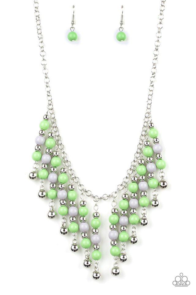 Your SUNDAES Best - Green - Paparazzi Necklace Image