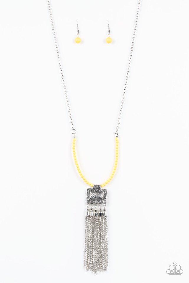 Paparazzi Necklace ~ Mayan Masquerade - Yellow