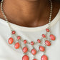Mermaid Marmalade - Orange - Paparazzi Necklace Image
