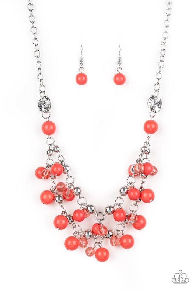 Paparazzi Necklace ~ Seaside Soiree - Orange