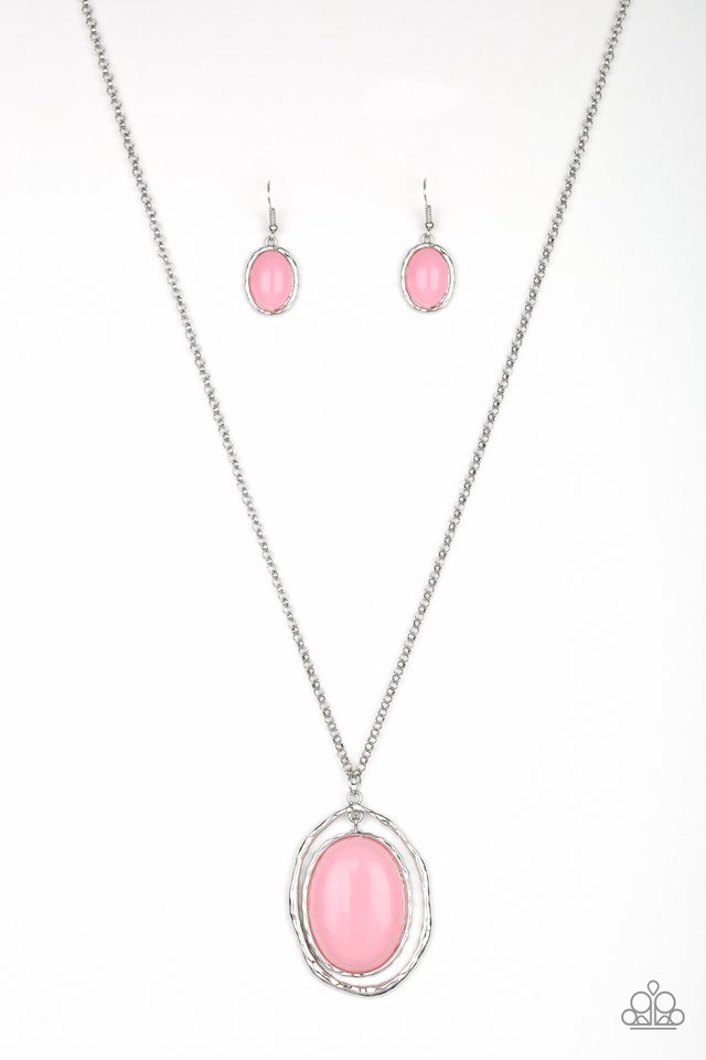 Harbor Harmony - Pink - Paparazzi Necklace Image