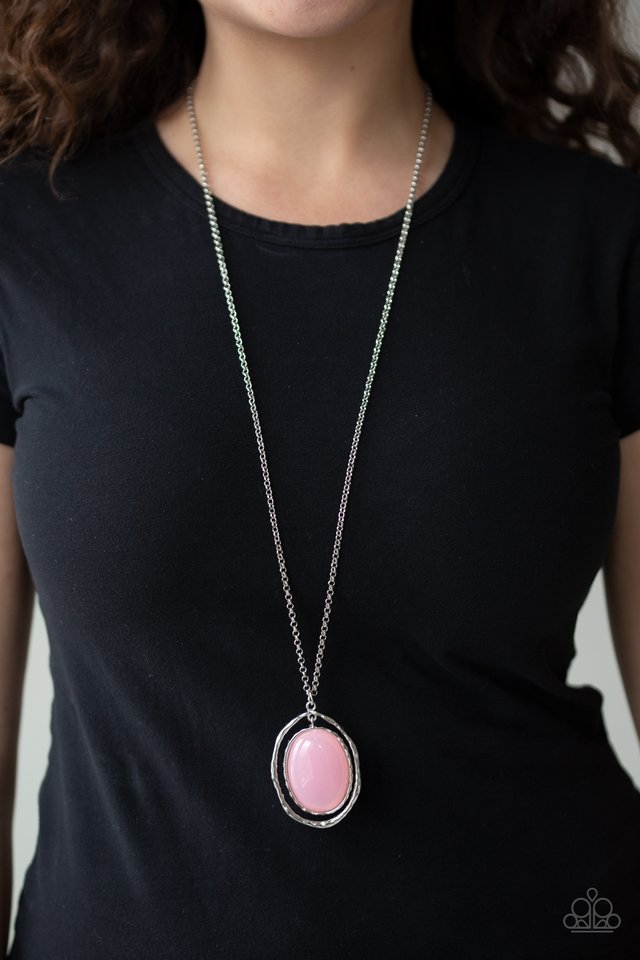 Harbor Harmony - Pink - Paparazzi Necklace Image