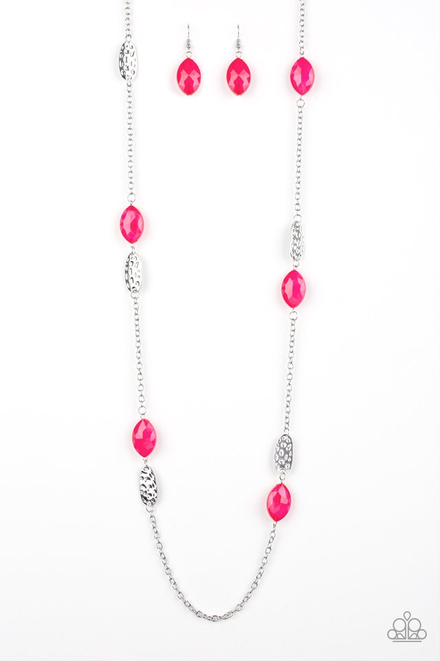 Beachfront Beauty - Pink - Paparazzi Necklace Image