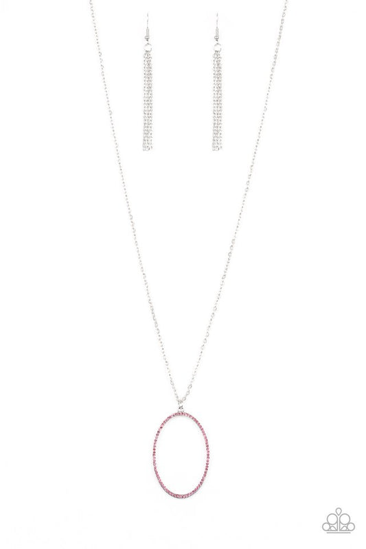 A Dazzling Distraction - Pink - Paparazzi Necklace Image