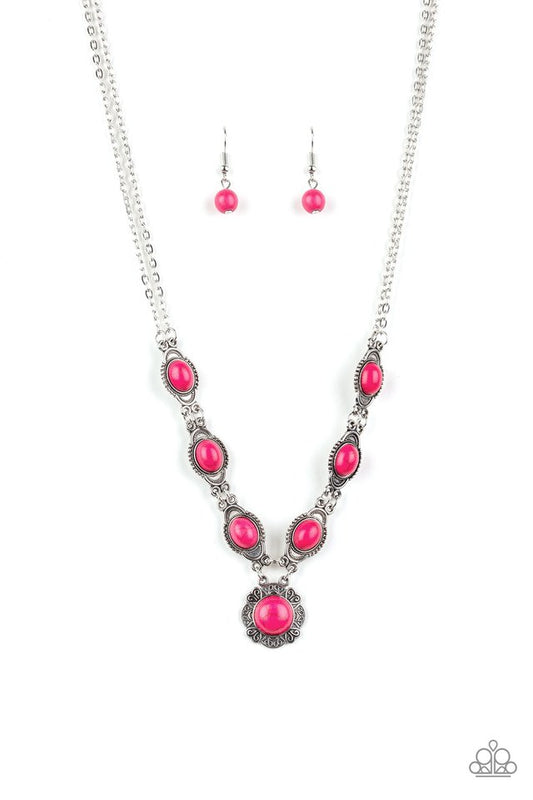 Desert Dreamin - Pink - Paparazzi Necklace Image