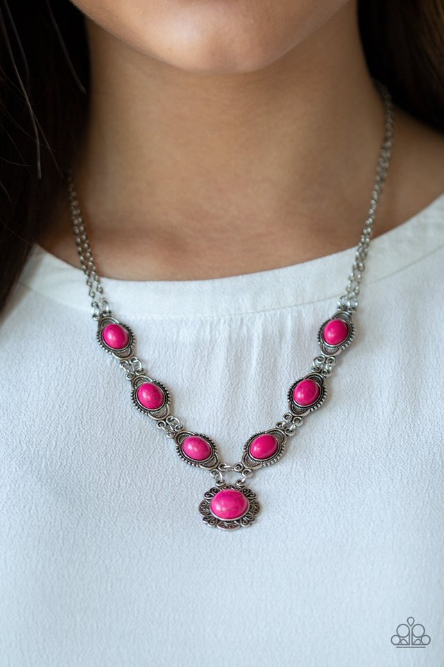 Desert Dreamin - Pink - Paparazzi Necklace Image