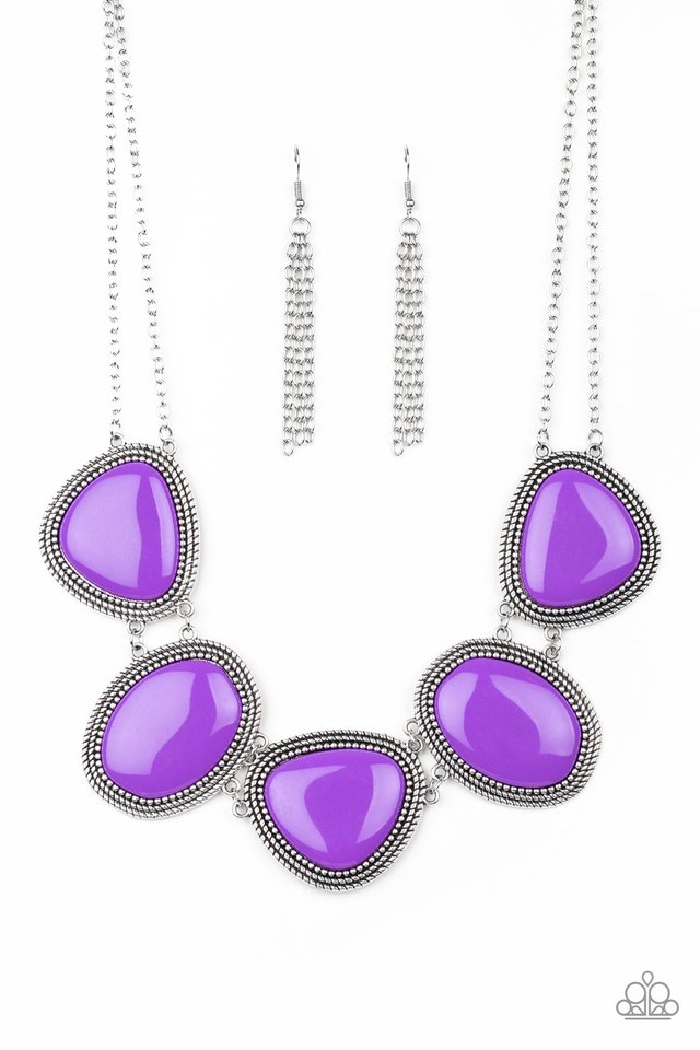 Viva La VIVID - Purple - Paparazzi Necklace Image