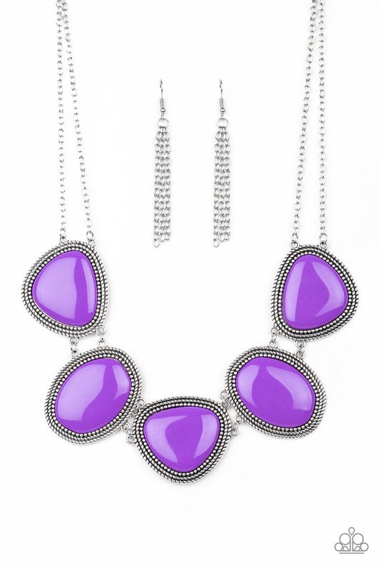 Viva La VIVID - Purple - Paparazzi Necklace Image