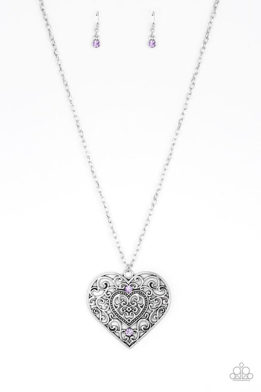 Classic Casanova - Purple - Paparazzi Necklace Image