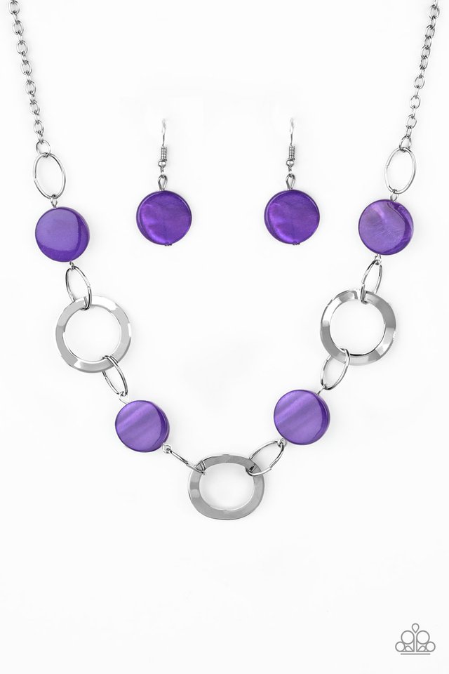 Bermuda Bliss - Purple - Paparazzi Necklace Image